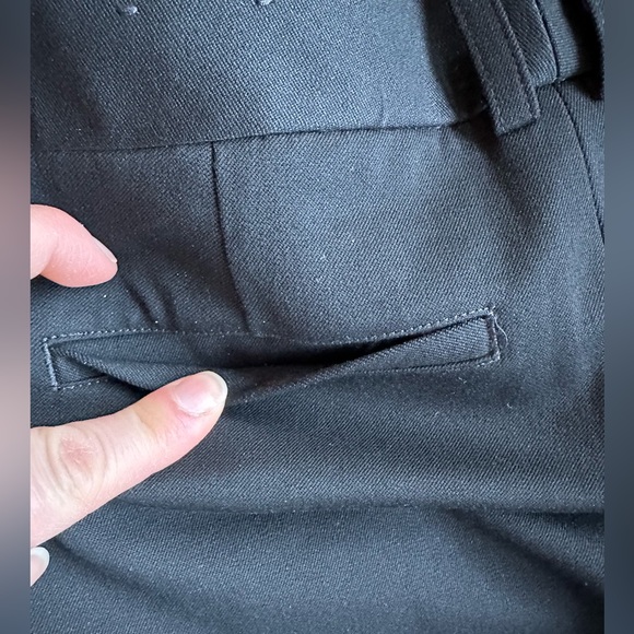 Express Columnist Slim Fit Black Straight Mid Ride Small Sealed Pockets Sz 2P - Picture 6 of 12